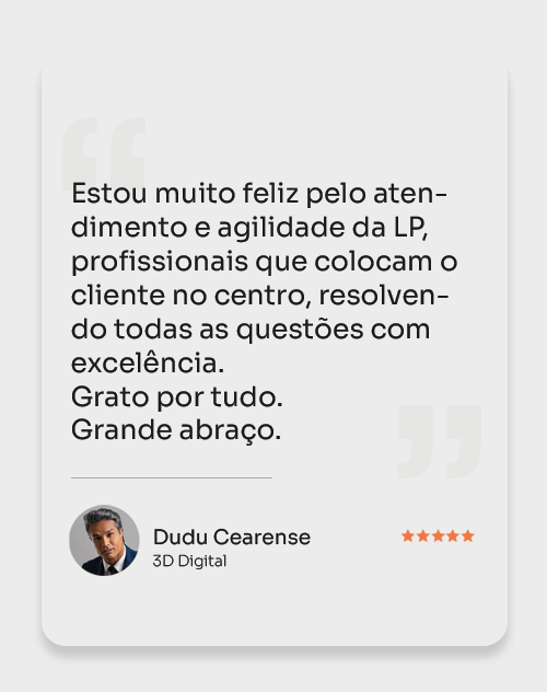 Feedback Dudu Cearense 3D digital